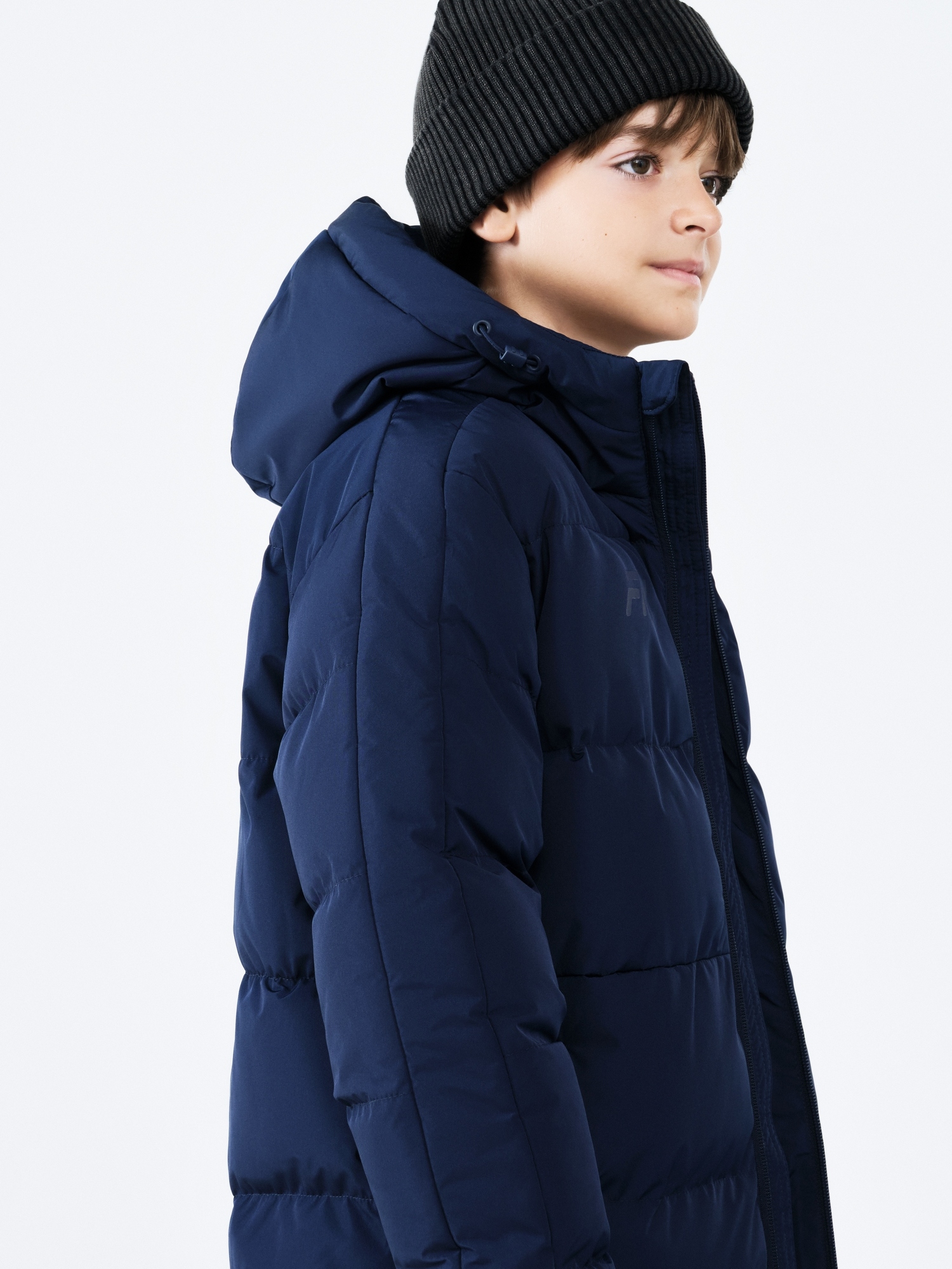 Детский пуховик FN Snowfall Long Kid KFN4201001-424 Dark Blue