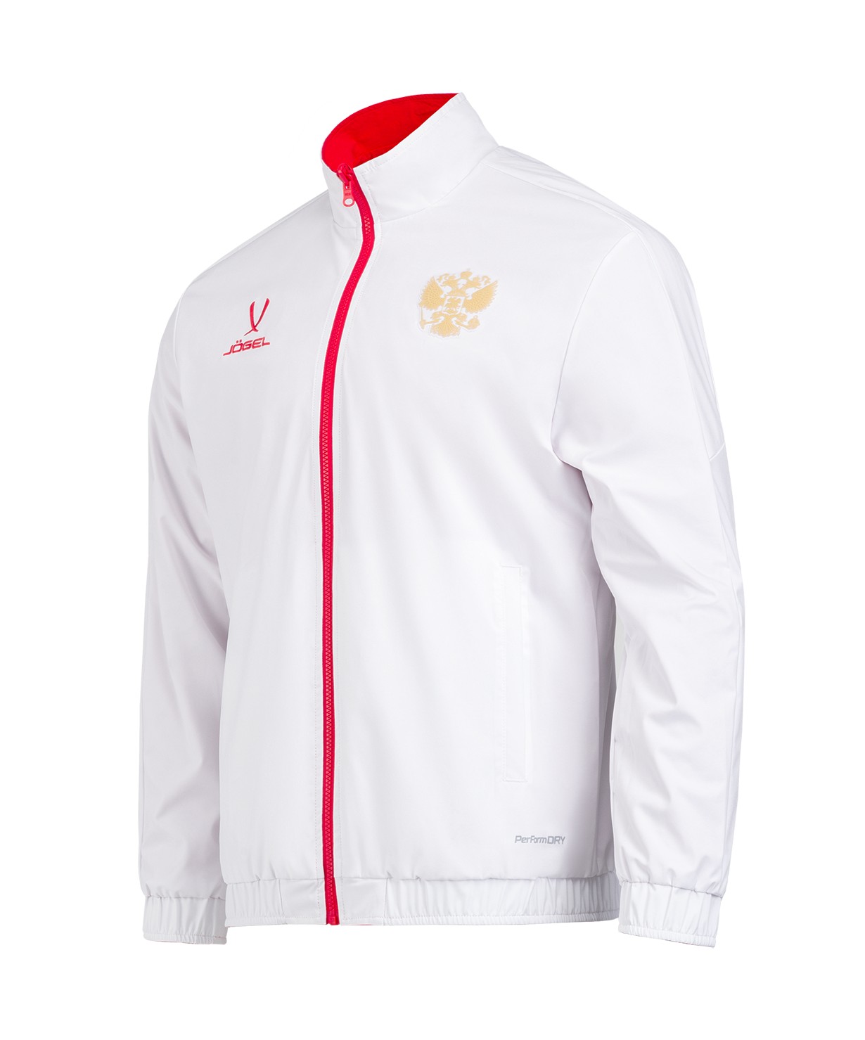 Куртка спортивная Jogel NATIONAL ANTHEM PerFormDRY Jacket, красный/белый