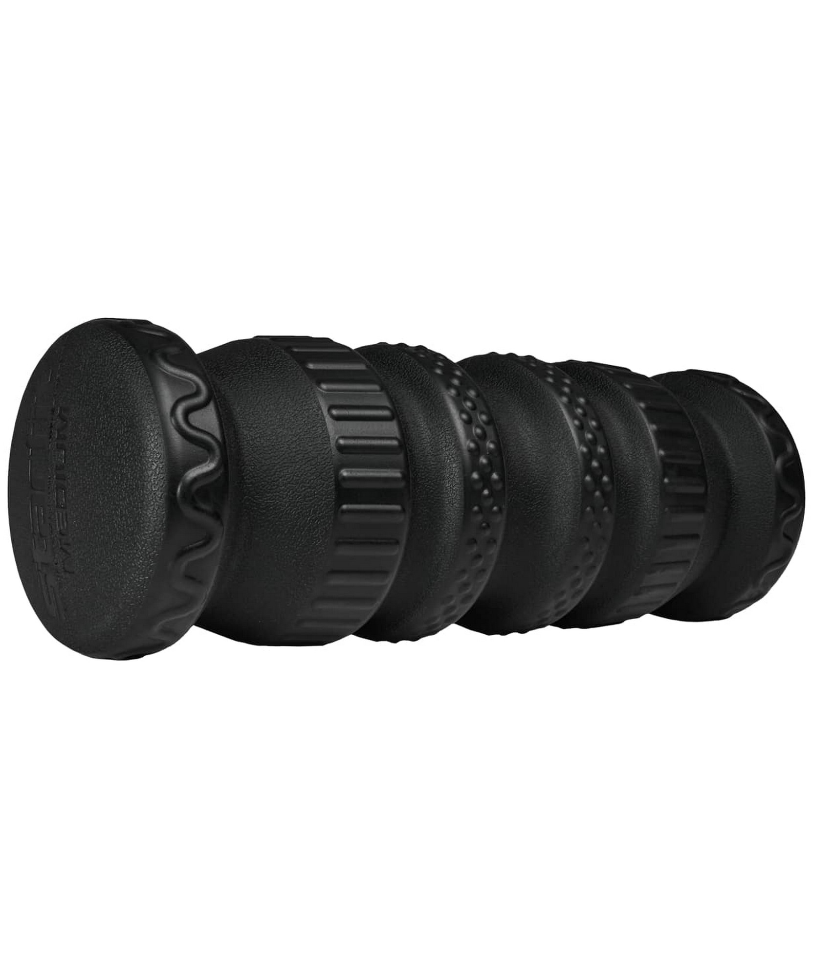 Ролик массажный 30x10x10см Star Fit PU, средняя жесткость FA-526 черный
