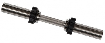 Гриф гантельный D50, L490 замок гайка MB Barbell MB-BarM50-M490B
