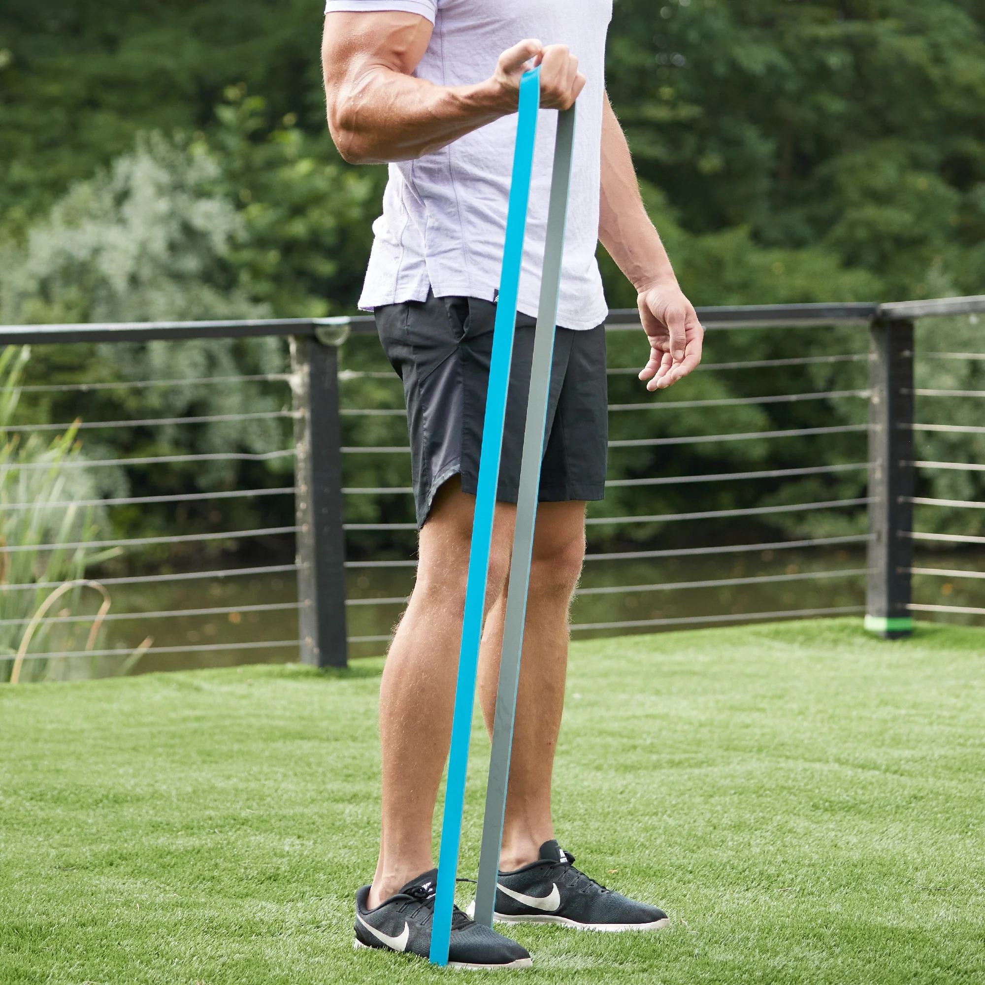 Ленточный амортизатор Bosu Resistance Band 72-6911 голубой