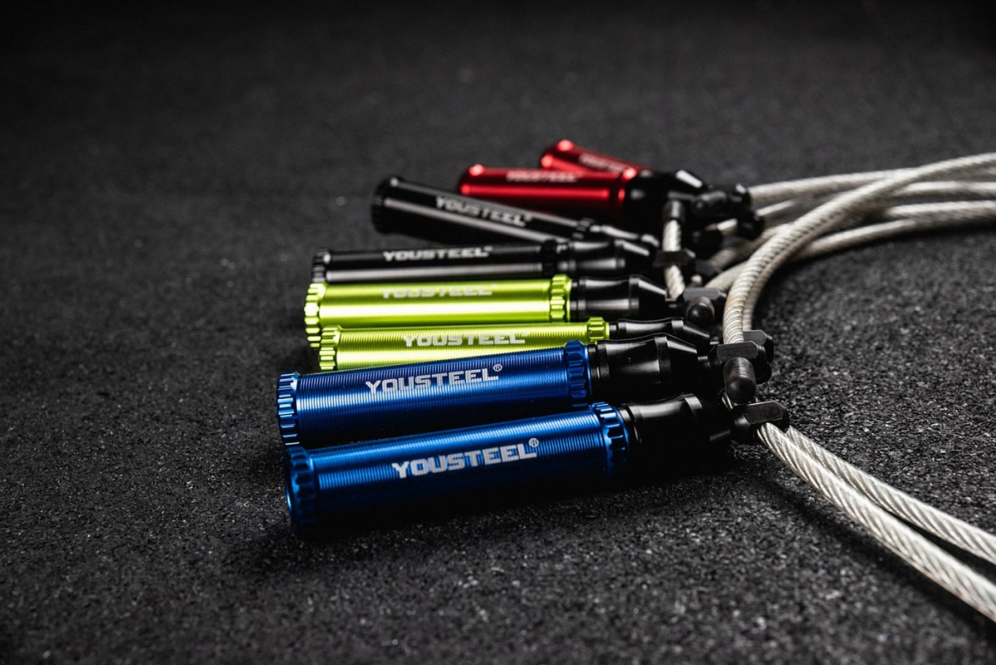 Скакалка YouSteel Heavy jump rope красный