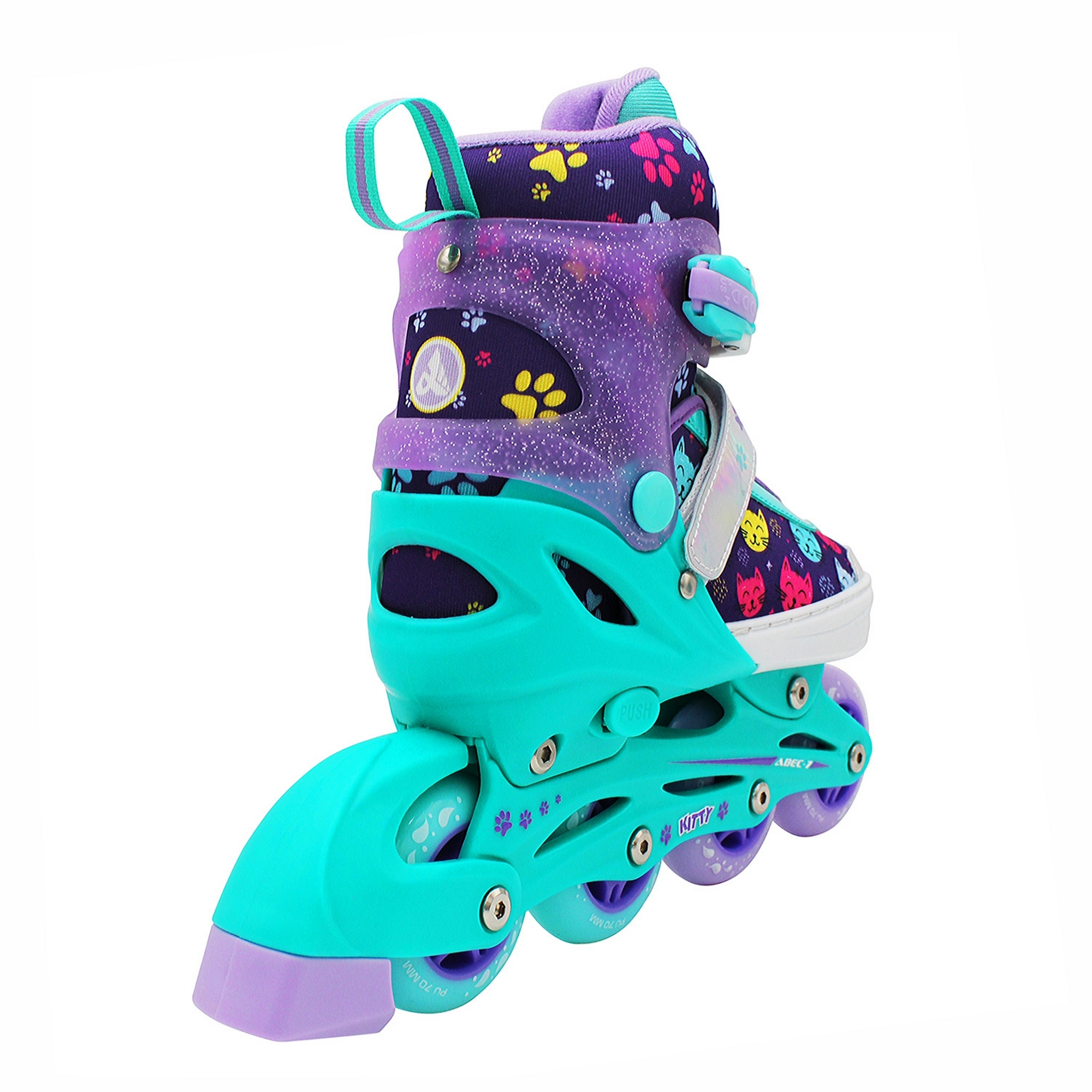 Раздвижные роликовые коньки Alpha Caprice Kitty Mint