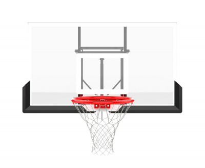 Баскетбольный щит DFC 136x80см, поликарбонат BOARD54P