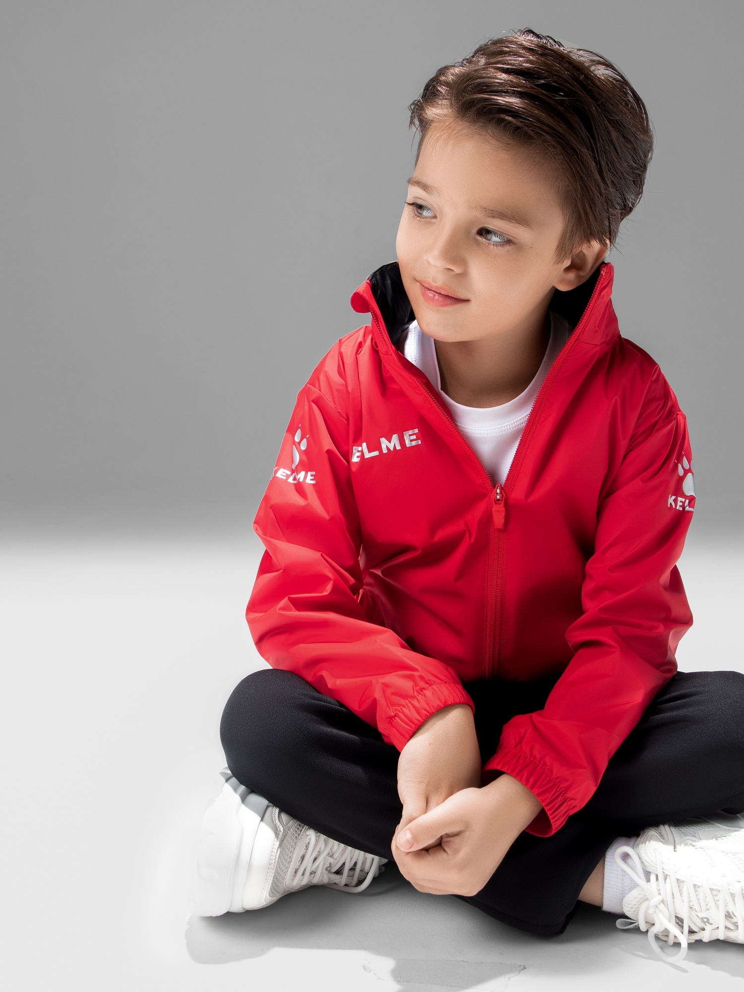 Детская ветровка Kelme Children's Raincoat 3803241-600 Red