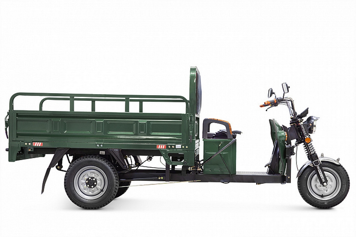 Грузовой электротрицикл RuTrike D4 1800 60V1500W 023293-2493 зеленый