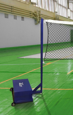 Стойки бадминтонные мобильные с противовесами по 70 кг (пара) BWF Atlet