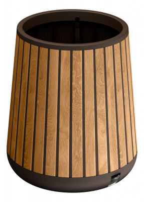 Кашпо-Грядка коричневое DECO CONIC PLANTER