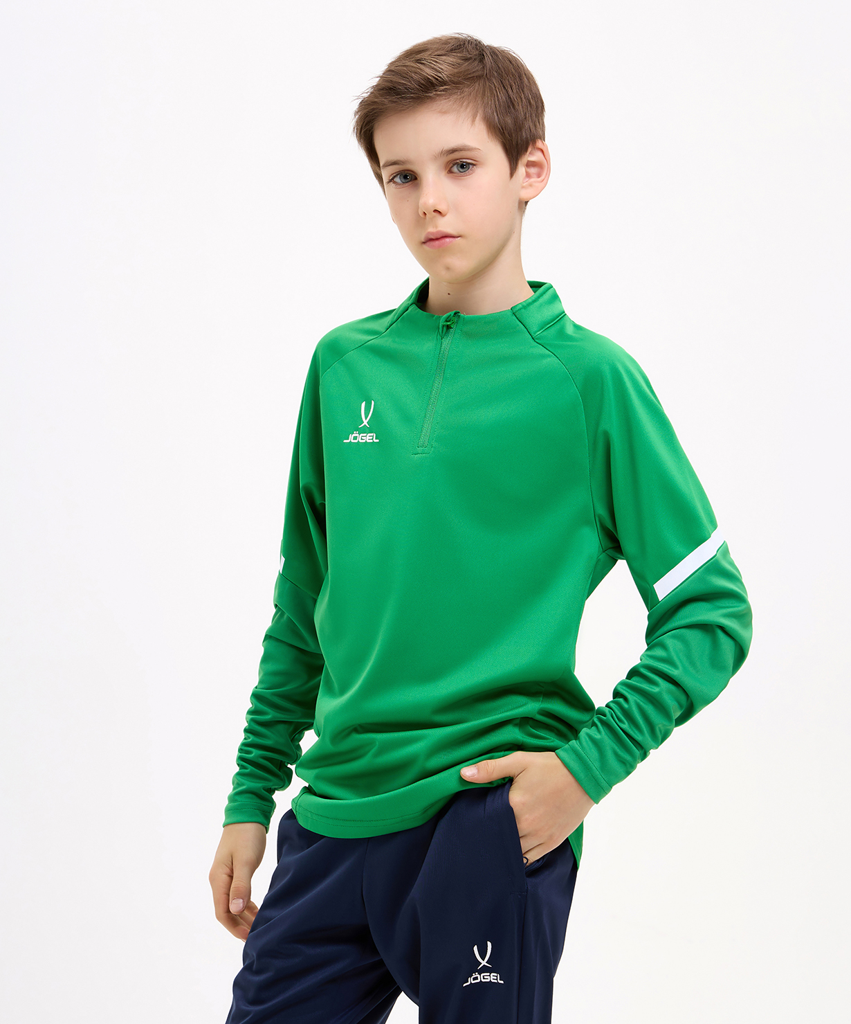 Джемпер тренировочный, детский Jogel CAMP 2 Training Top, зеленый