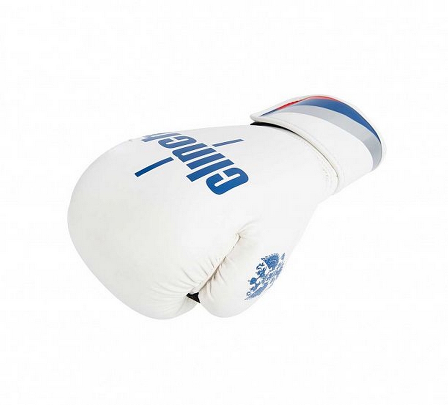 Перчатки боксерские Clinch Olimp C111 бело-синий