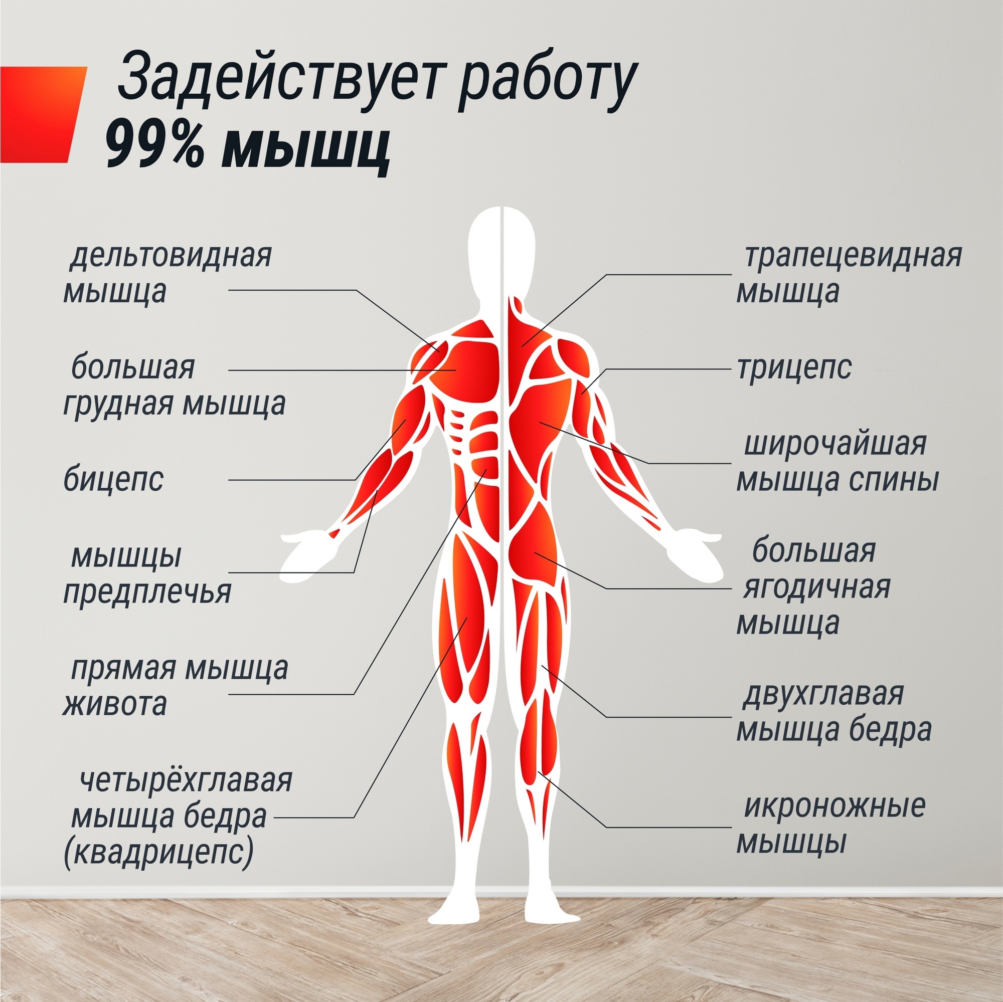 Фитнес-платформа UnixFit Power Station PSPS18