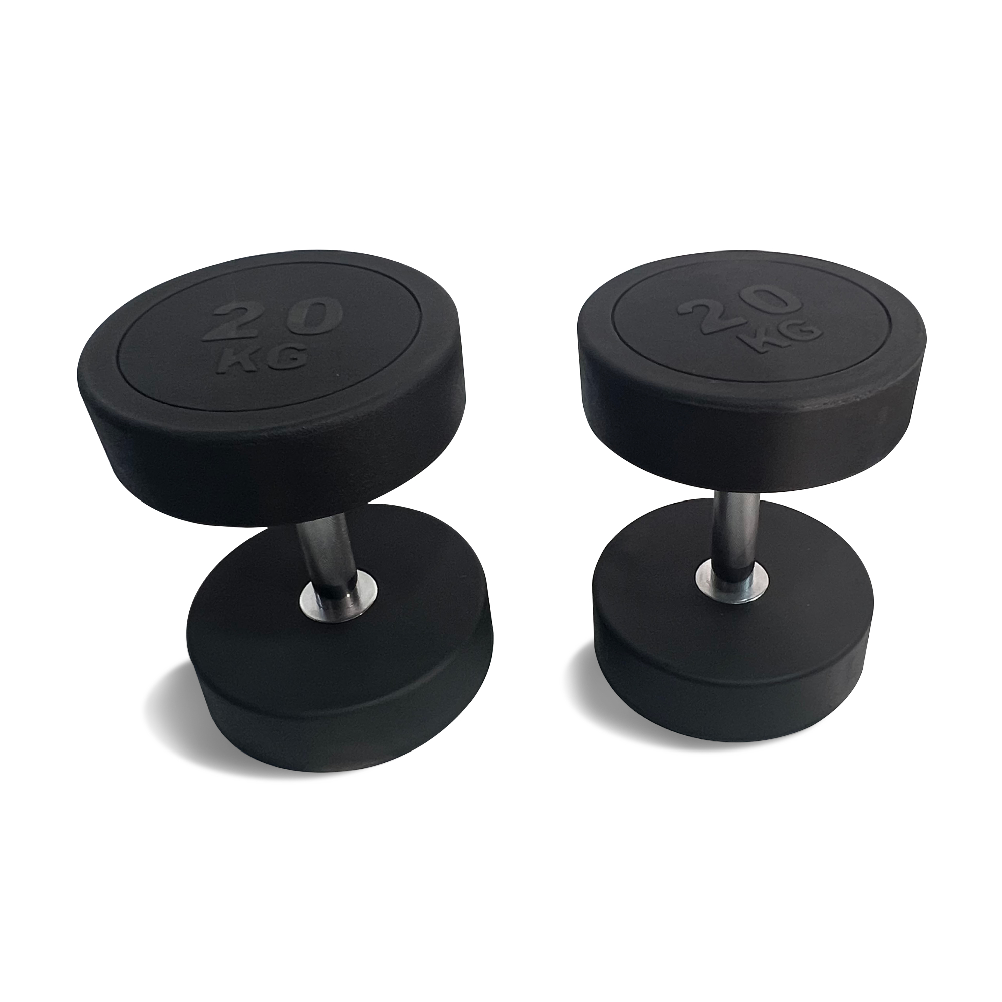 Гантель круглая обрезиненная 20кг UnixFit PRO DBRND20PBK