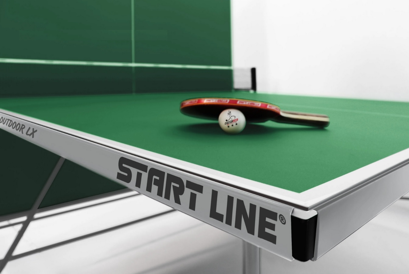 Теннисный стол Compact-2 LX Всепогодный 6 Start Line 6044-15 Зеленый
