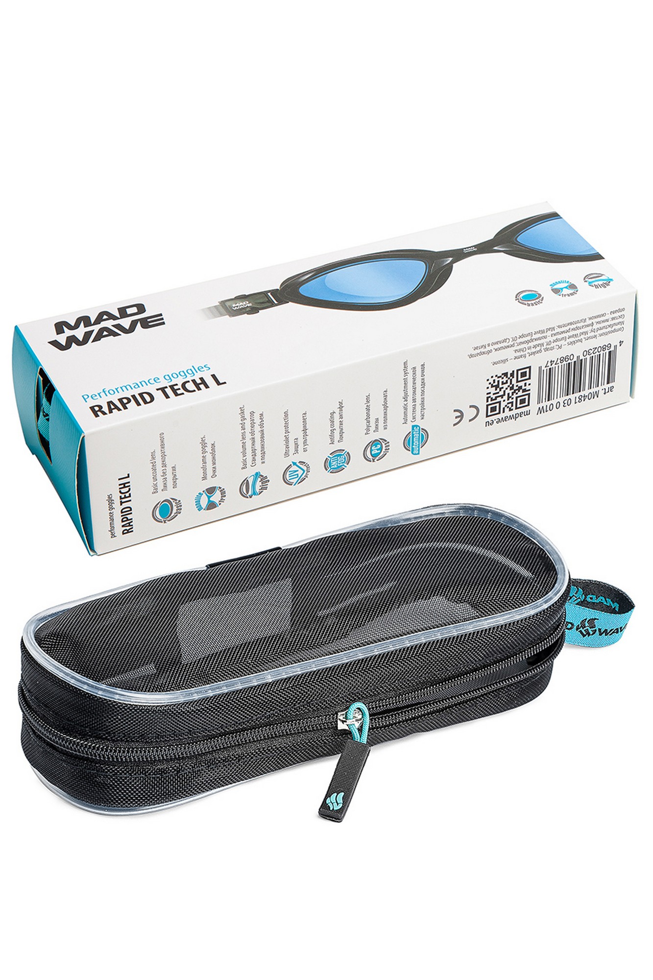 Очки для плавания Mad Wave Rapid Tech L M0481 03 0 01W