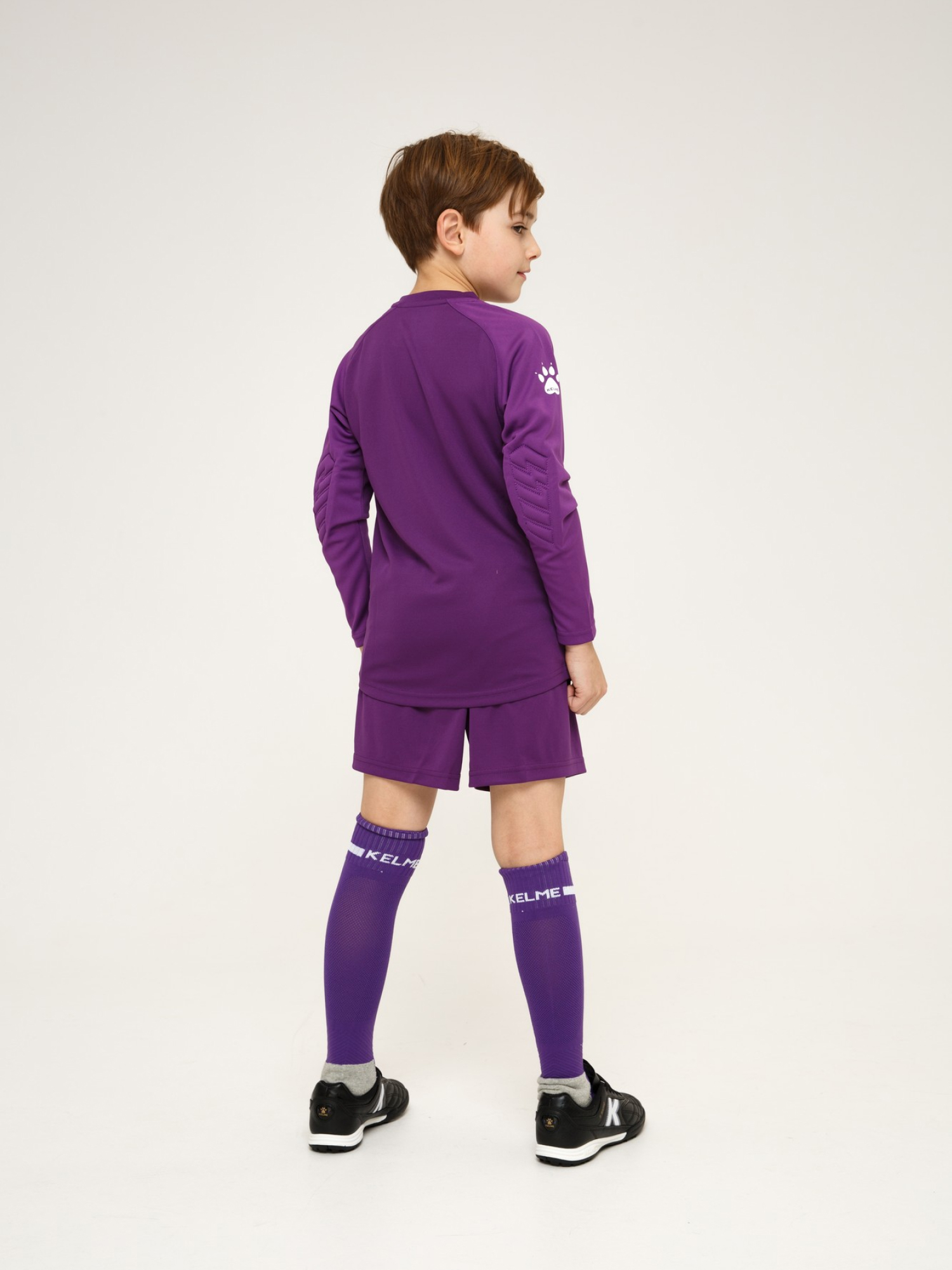 Детский комплект (лонгслив, шорты) Kelme Long Sleeve Goalkeeper Suit 7361ZB3256-500 Violet