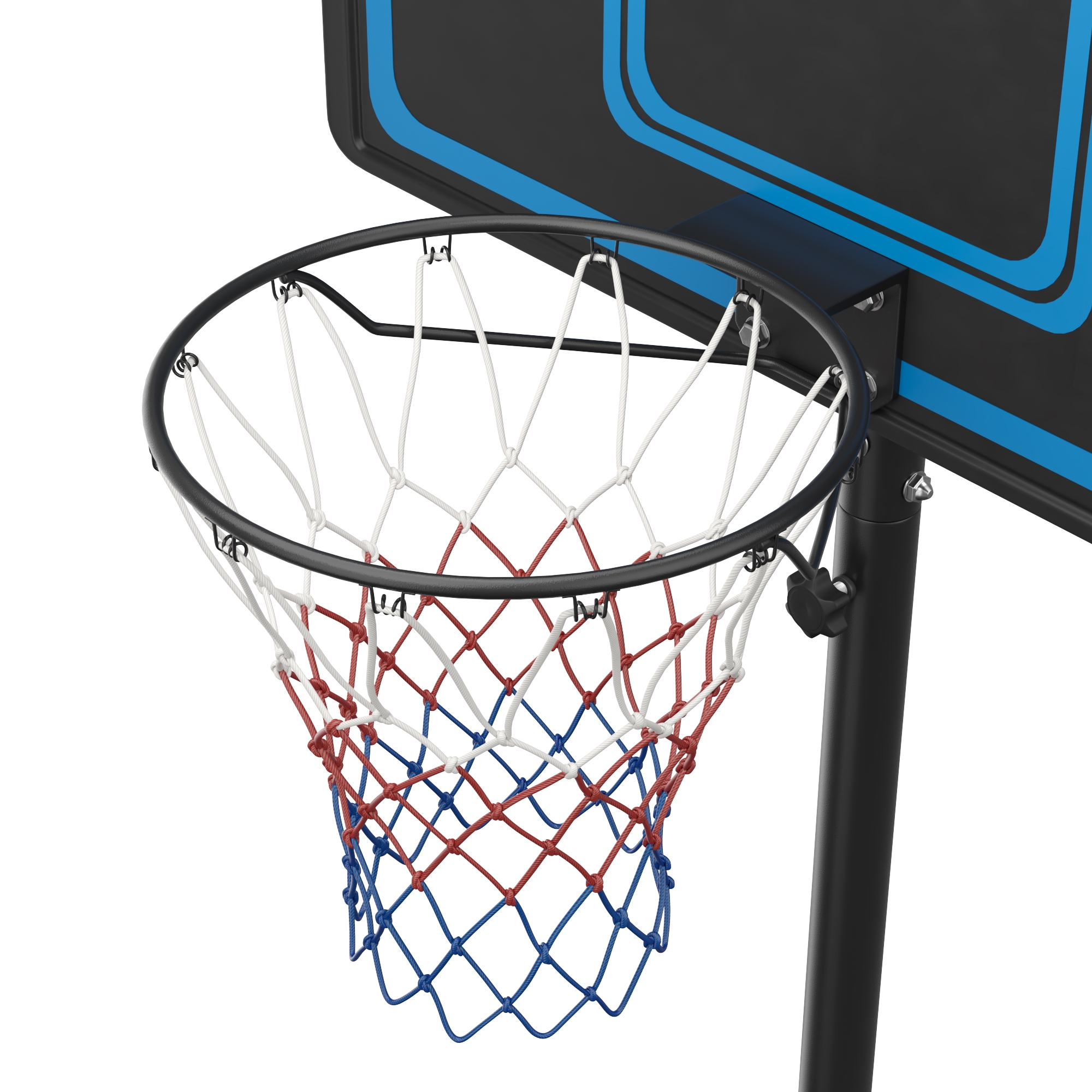 Баскетбольная стойка Unix Line B-Stand-PE 44"x28" R45 H135-305см BSTS305_44PEBK