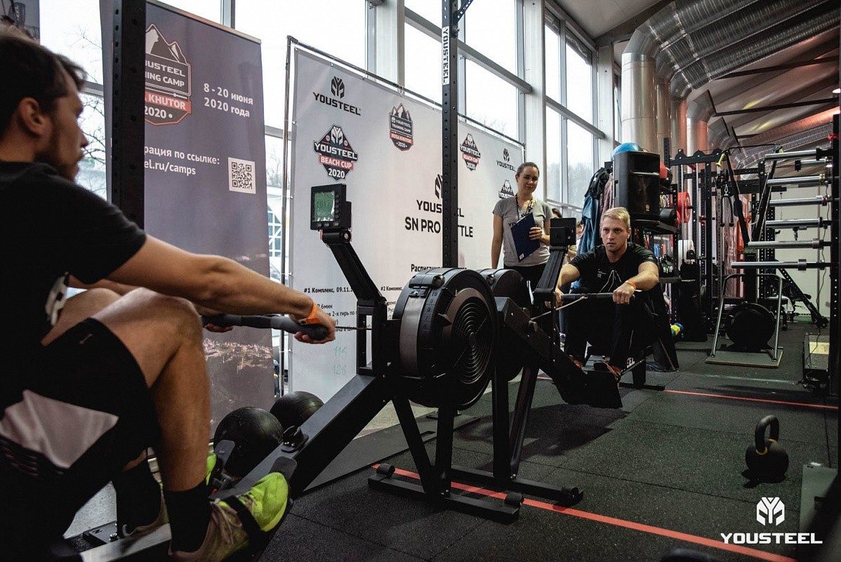 Гребной тренажер YouSteel Air Rower