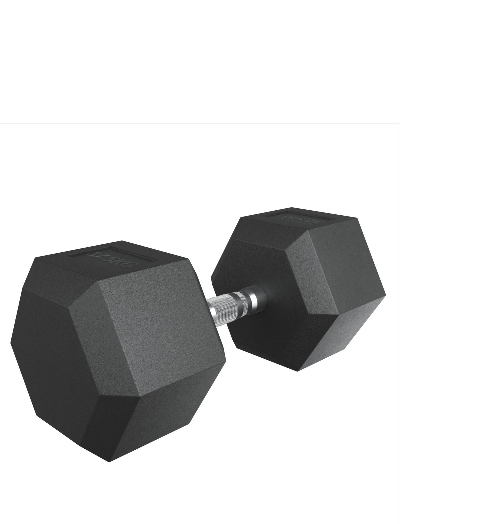 Гантель гексагональная обрезиненная 37,5 кг UnixFit DBHEX37_5