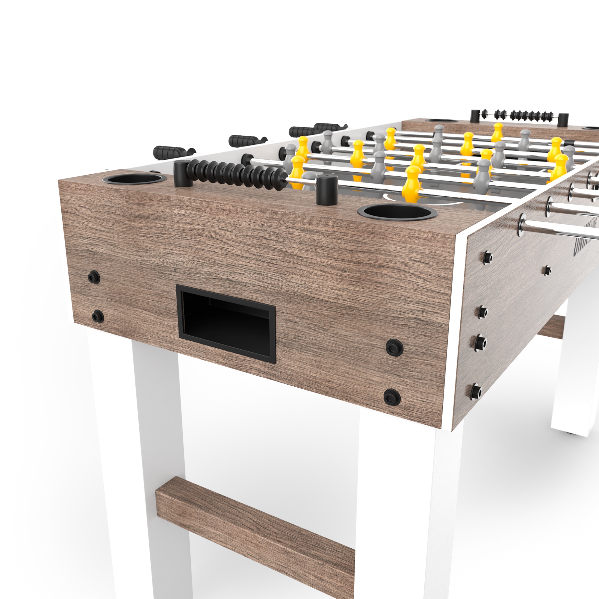 Игровой стол Футбол - Кикер 125х61см Unix Line GTS125X61GWD Grey Wood
