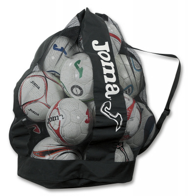 Сетка для мячей Joma Football Sack Team, Team-14, черный цвет
