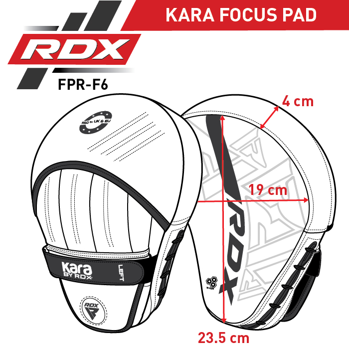 Лапы RDX F6 черн/золот.мат. FPR-F6MGL
