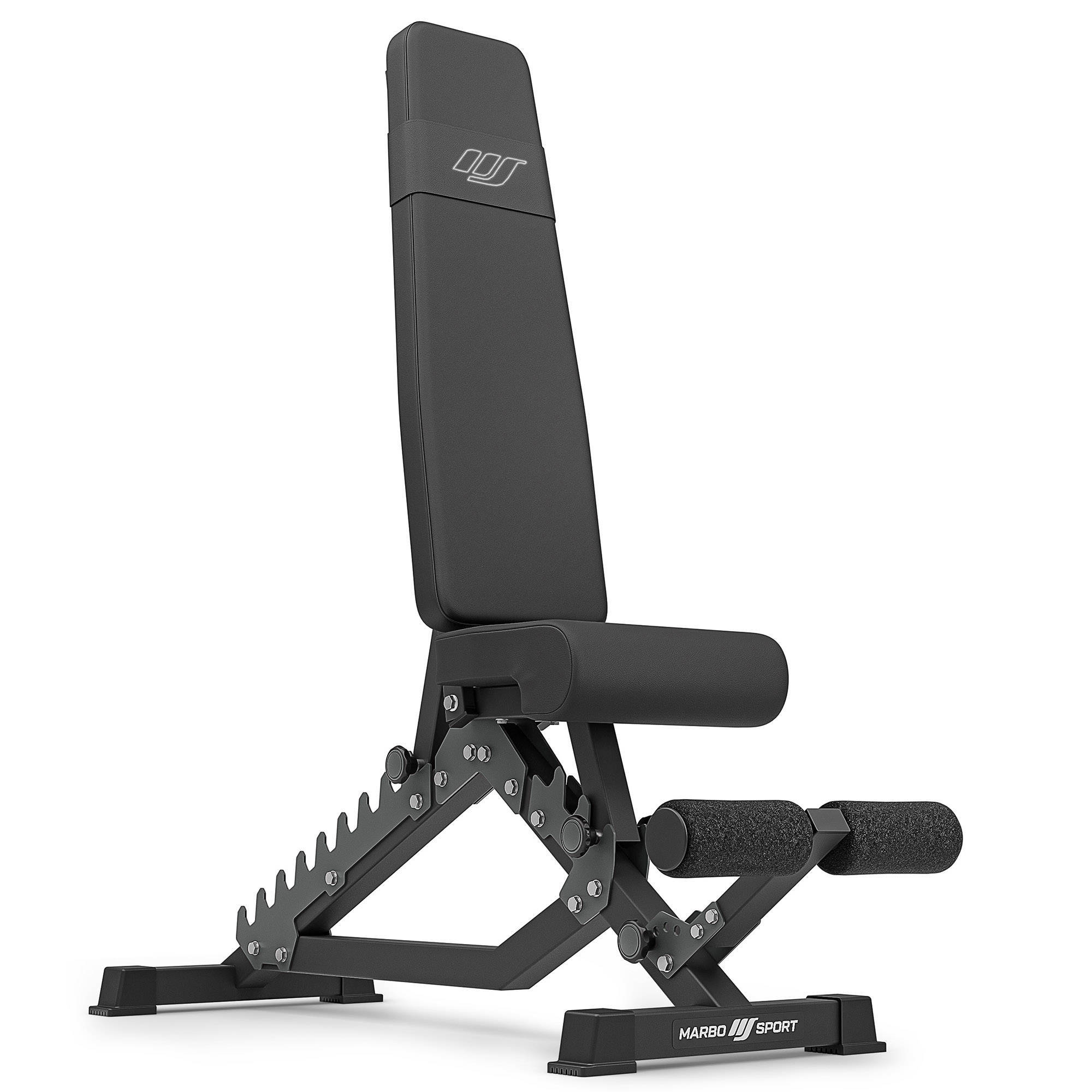 Скамья регулируемая с валиком для ног Marbo MS-L101 2.0 | Premium Fitness