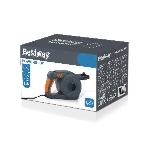 Насос электрический Bestway 220В Powergrip AC повыш.мощности, 1100л/м, 3 насадки в комплекте 62145