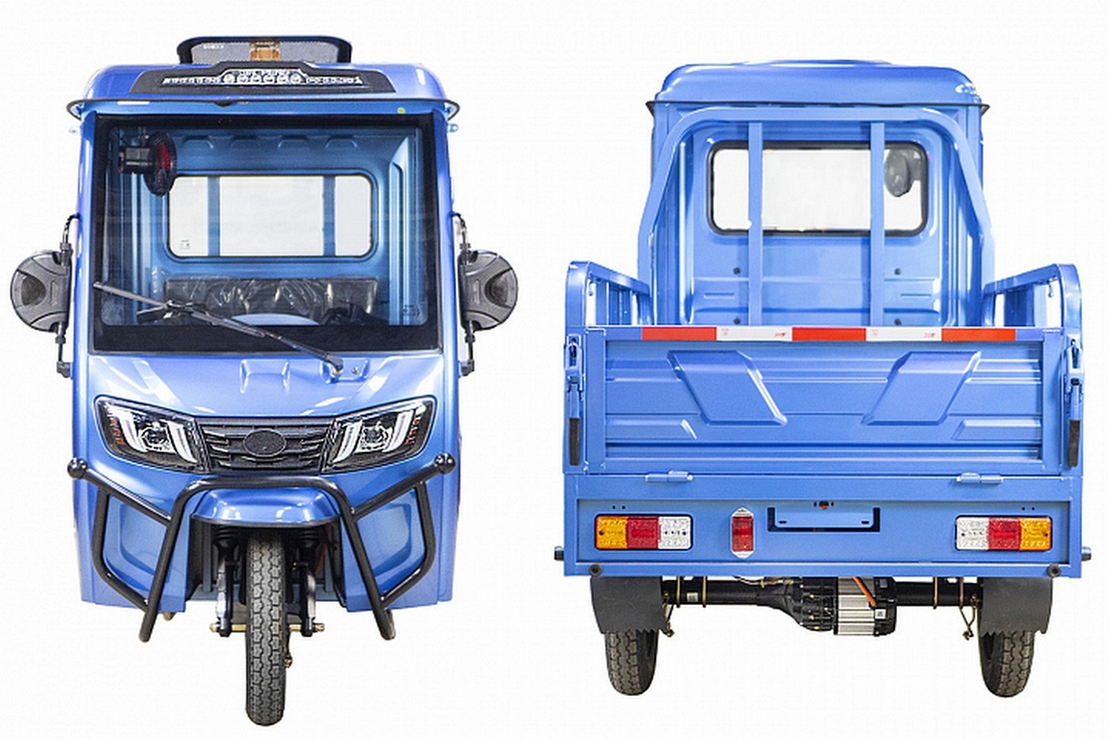 Грузовой электротрицикл RuTrike Рейс 1300 60V1200W 024458-2816 серый