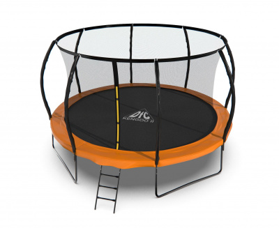 Батут 14ft DFC Kengoo II 14FT-BAS-BO оранжевый-черный