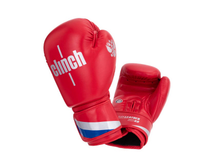Перчатки боксерские Clinch Olimp Plus C155 красный