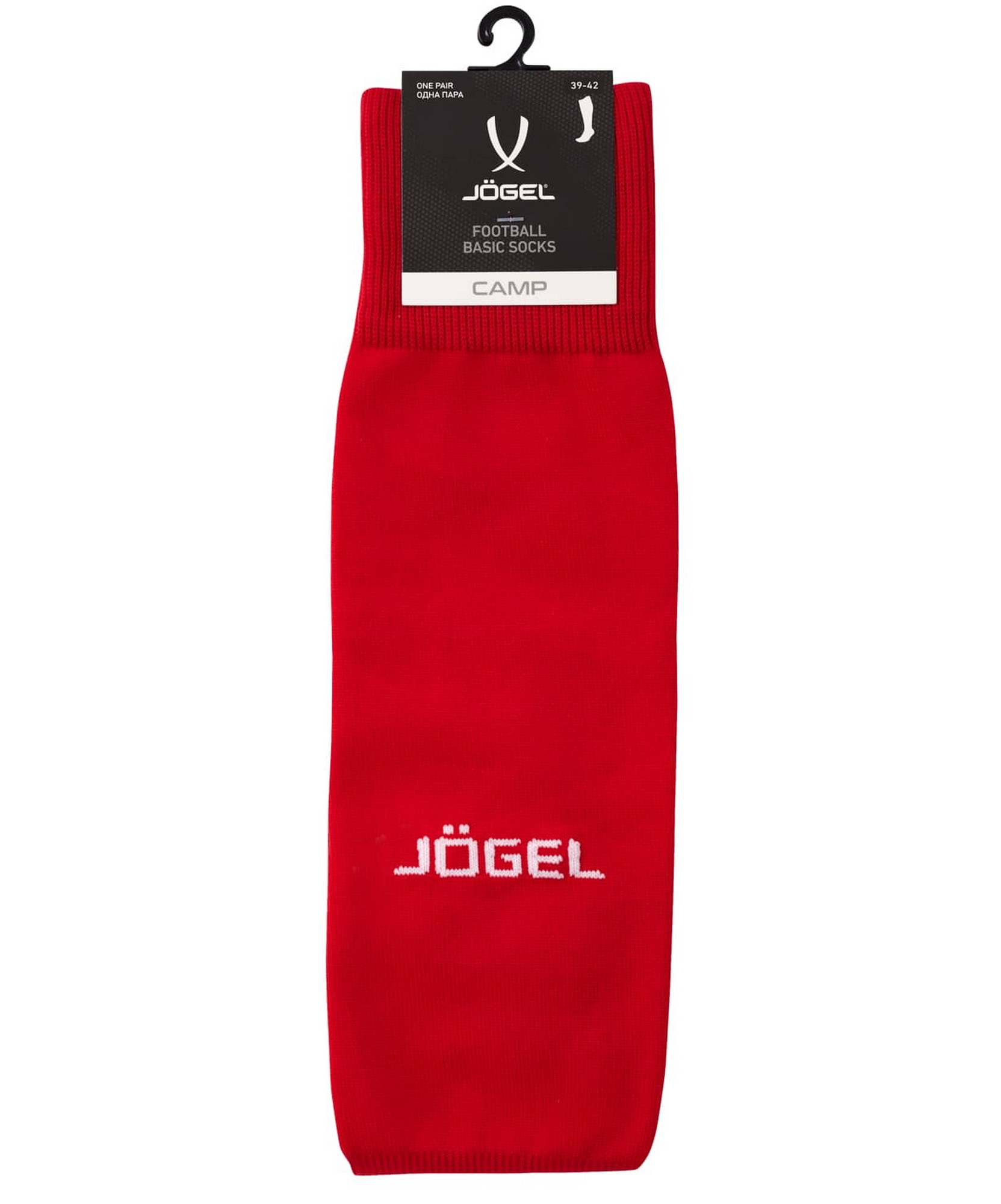 Гетры футбольные Jogel Camp Basic Socks, красный\серый\белый