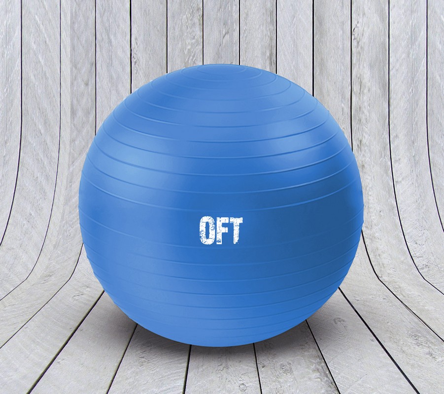 Гимнастический мяч Original Fit.Tools FT-GBR-75BS (75 см) синий