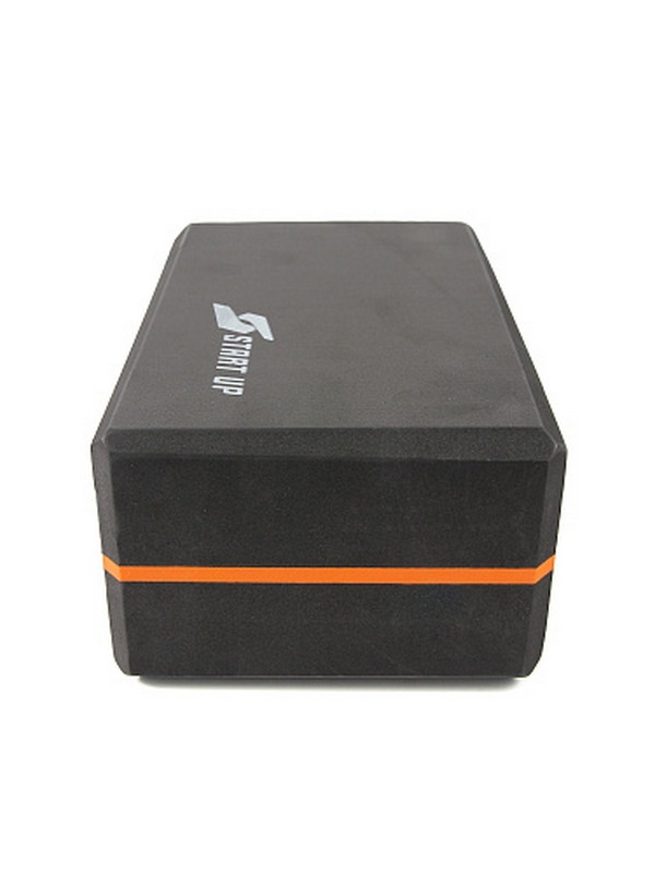 Блок для йоги 22,8x15,2x10см Start Up NT18022B черный