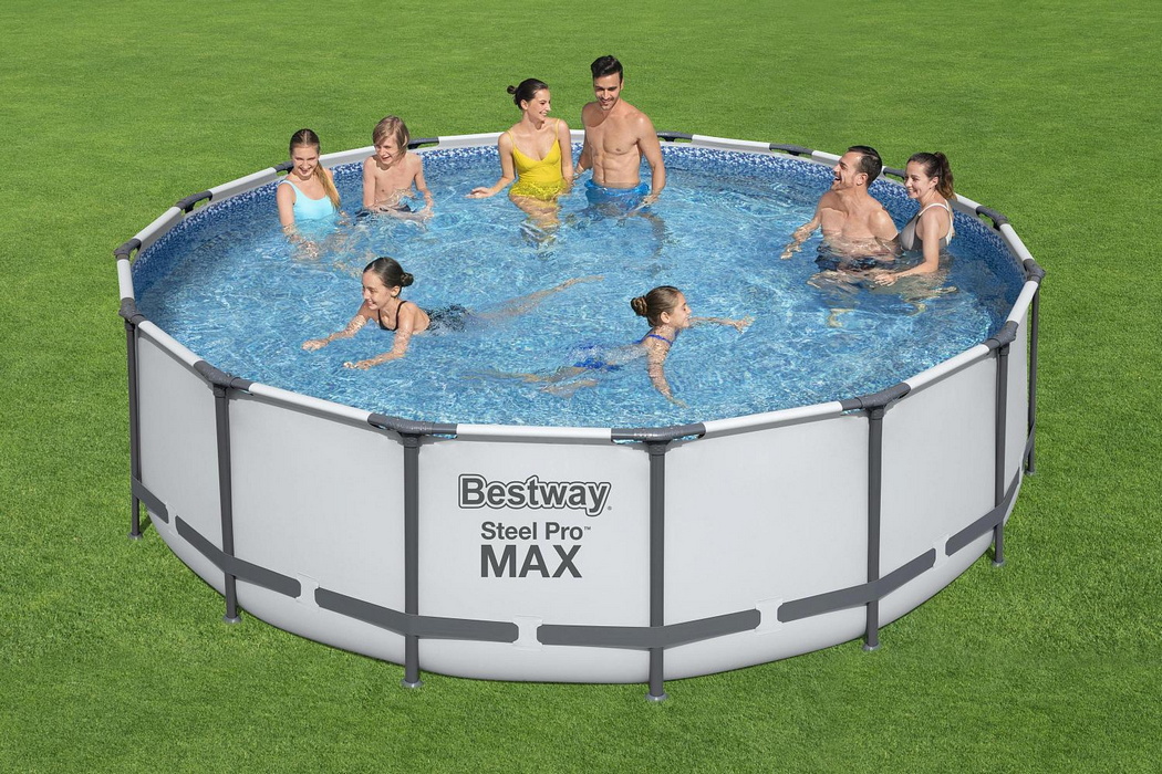 Каркасный бассейн Bestway Steel Pro Max 488х122см, 19480л 5612Z