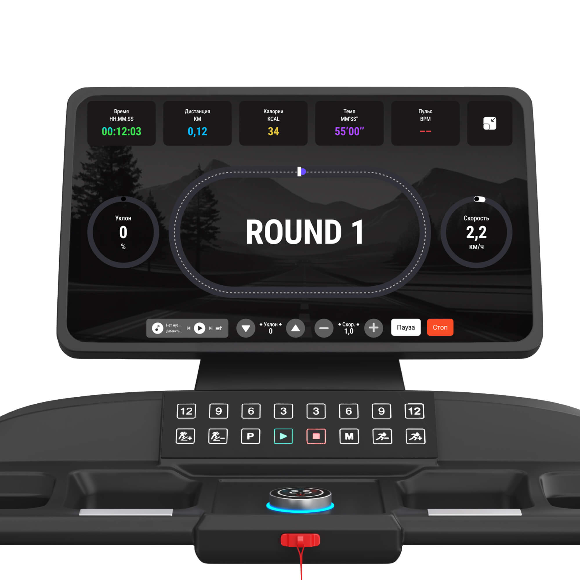 Беговая дорожка (21" TFT) UnixFit T-1520 PRO TDT1520PRO21