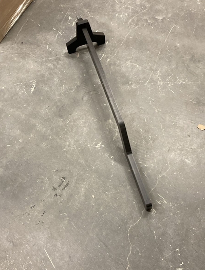 Хоккейный имитатор Stick pro. Длина 880 мм, высота 150, толщина 20 мм. Противоударный пластик. Вес 1110 грамм.