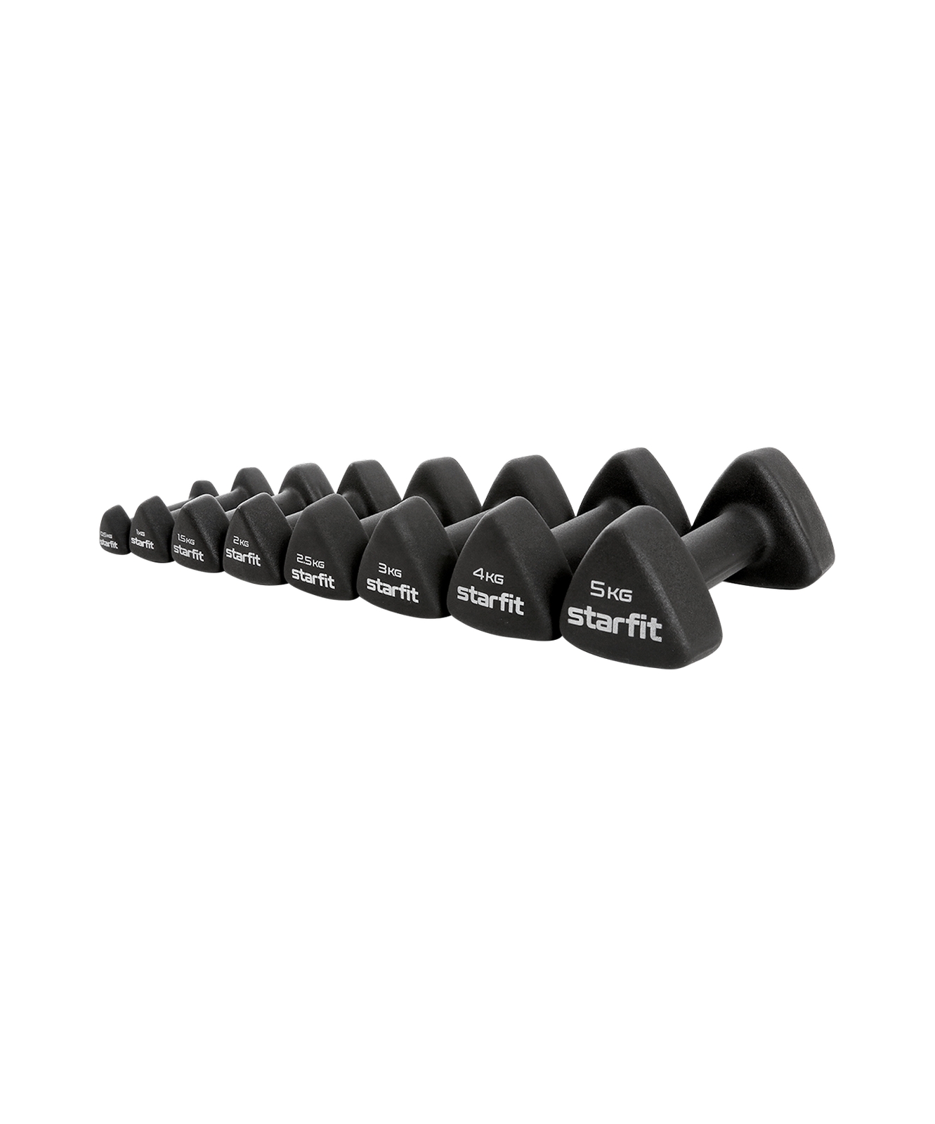 Гантель неопреновая 5 кг Star Fit DB-205 черный