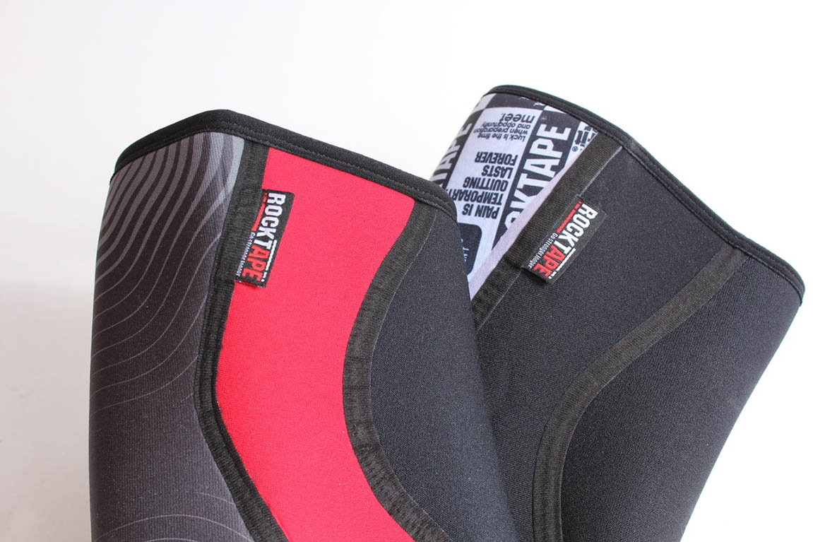 Наколенники RockTape 7мм (красный). Размер L 2177