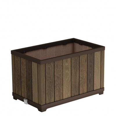 Кашпо-грядка прямоугольное, темный кофе DECO RECTANGLE PLANTER
