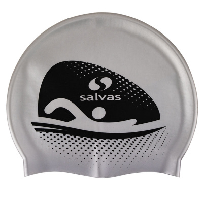 Шапочка для плавания Salvas Cap FA065/S серебристый
