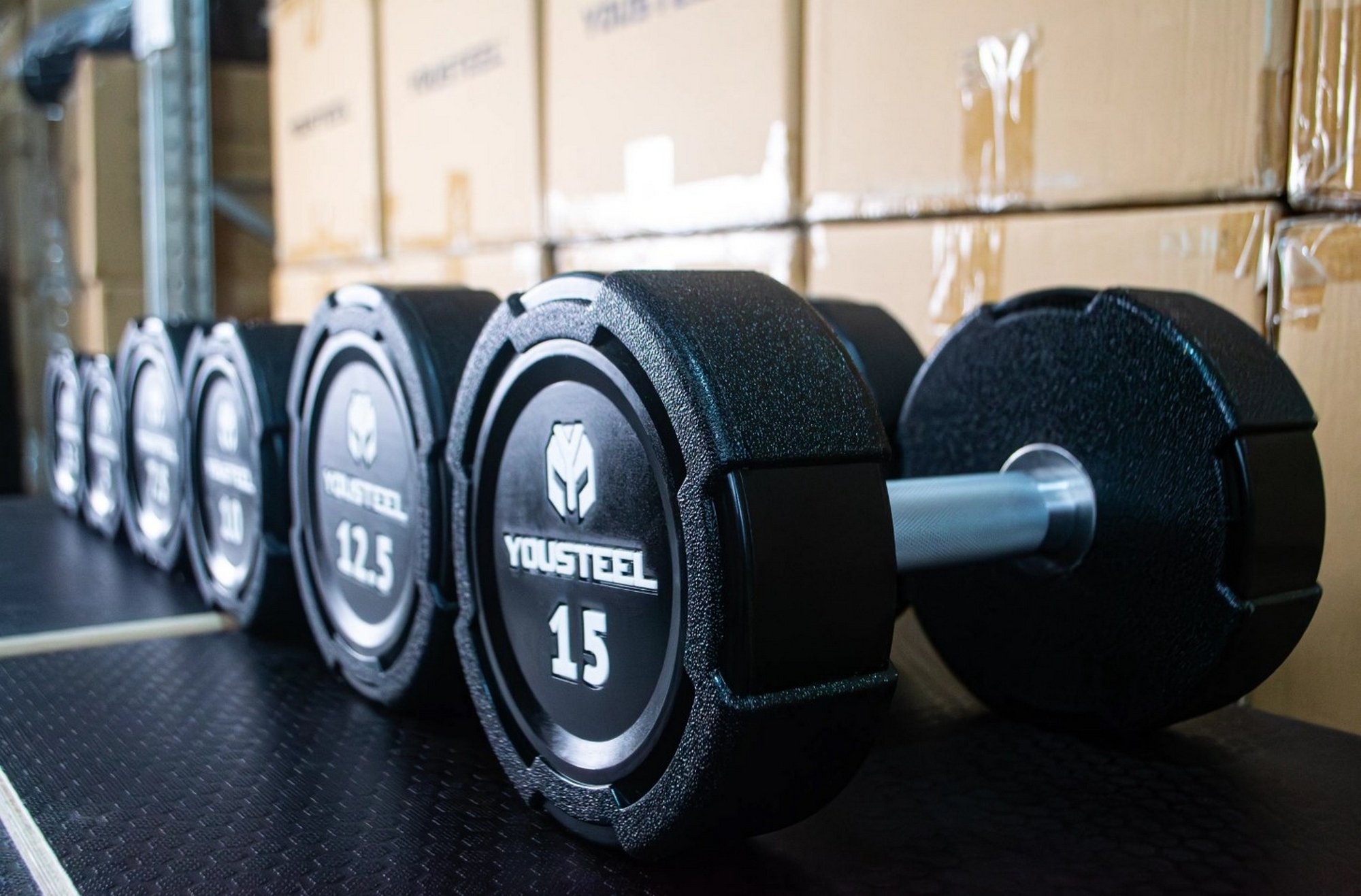 Гантель EVO 42,5кг полиуретановая YouSteel