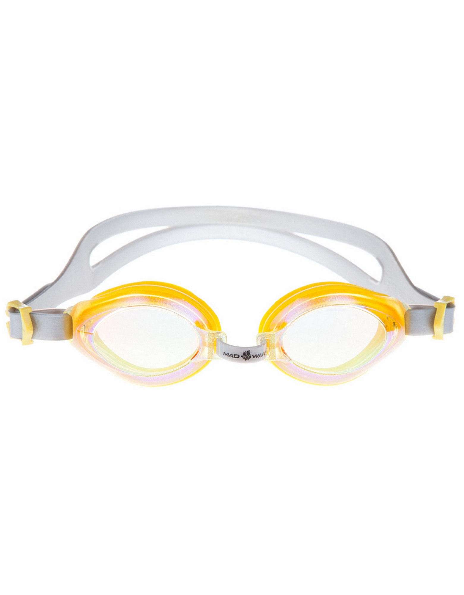 Очки для плавания юниорские Mad Wave AQUA Rainbow M0415 05 0 06W желтый