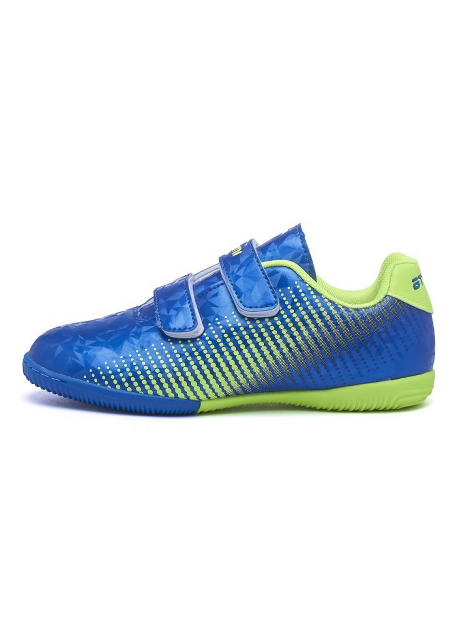 Бутсы футбольные Atemi INDOOR KIDS SBA-006 синий\ярко-салатовый