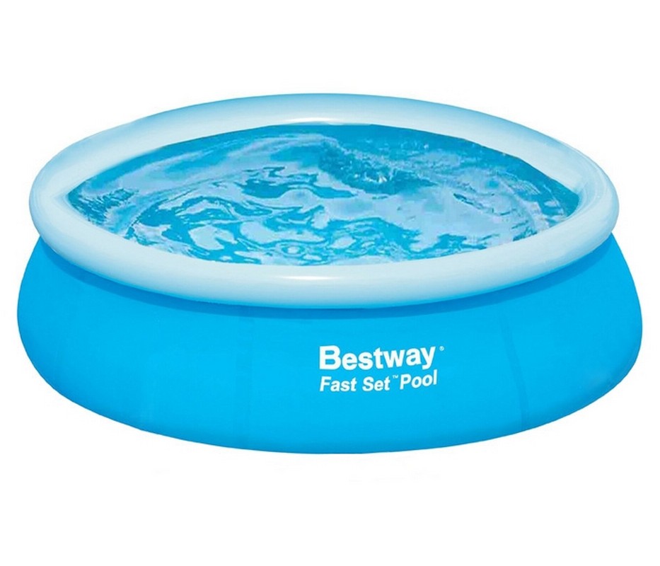 Бассейн с надувным верхним кольцом 244х66 см Bestway 57265
