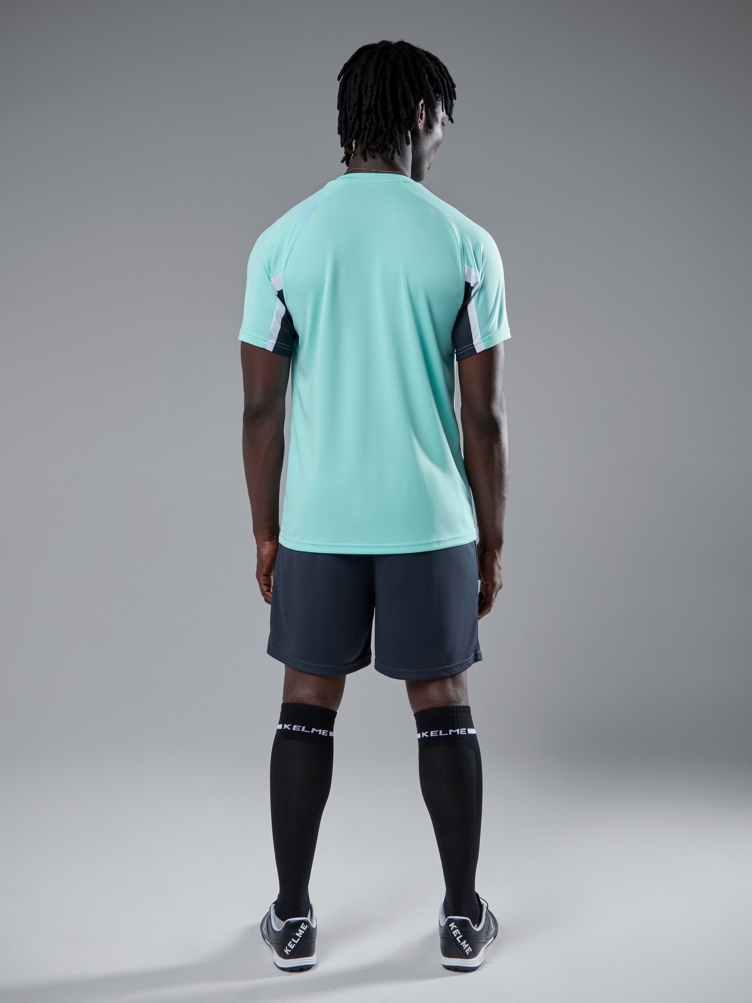 Футбольная форма Kelme Short-Sleeved Football Suit 8251ZB1002-328 Teal\Black
