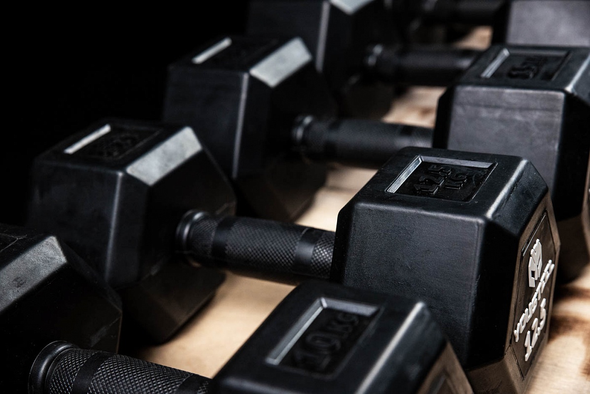 Гантель обрезиненная YouSteel HEX DB 30 кг