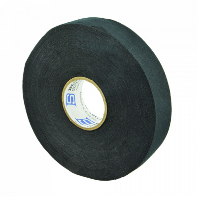 Лента хоккейная 24ммx47м Blue Sport Tape Coton Black 603308 черный