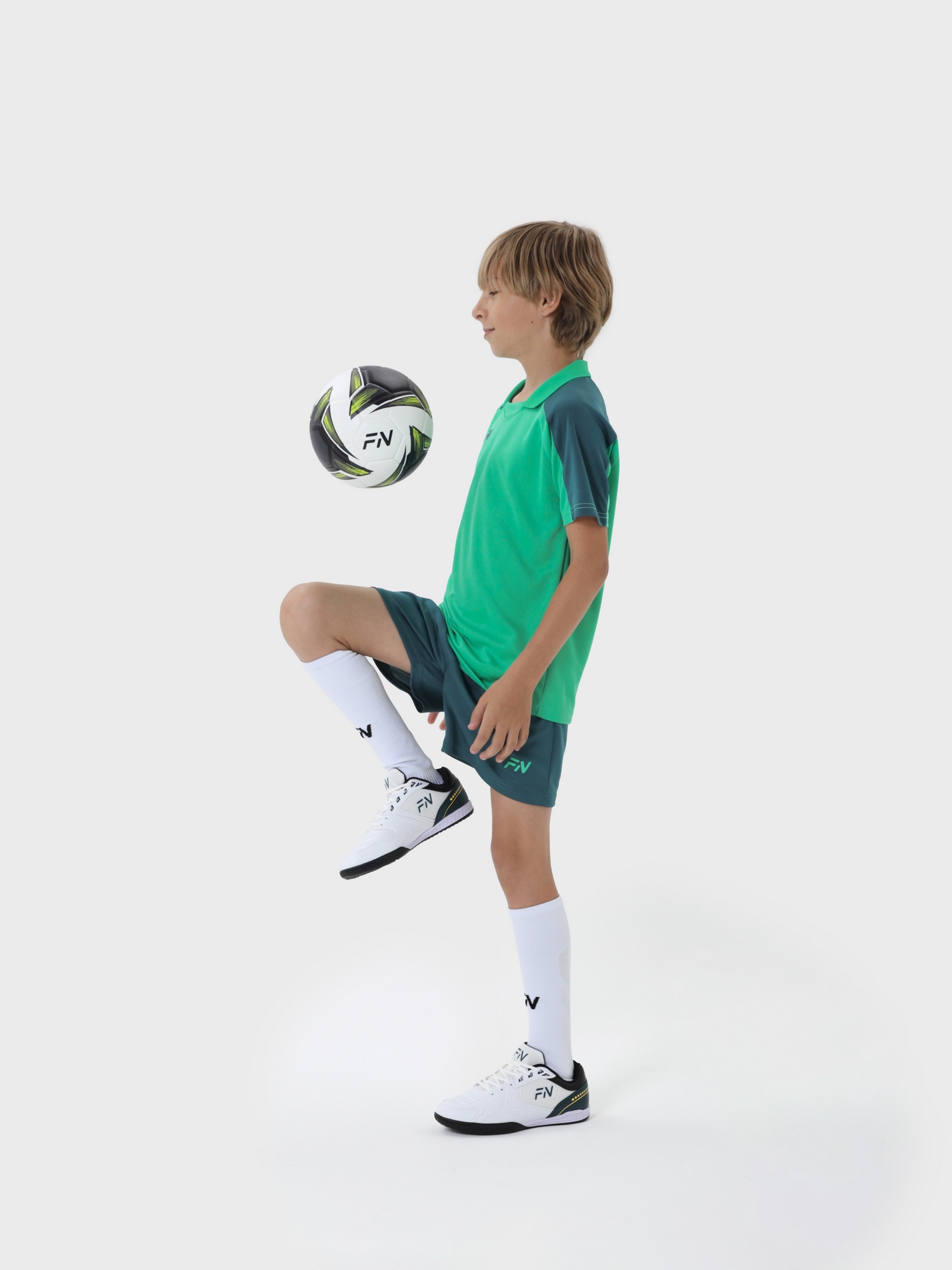 Детская футбольная форма FN Phantom Kid KFN4261022-329 Mint\Dark Green