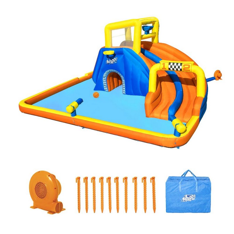 Игровой центр 551х502х265см Bestway Super Speedway с 2-ой горкой 53377