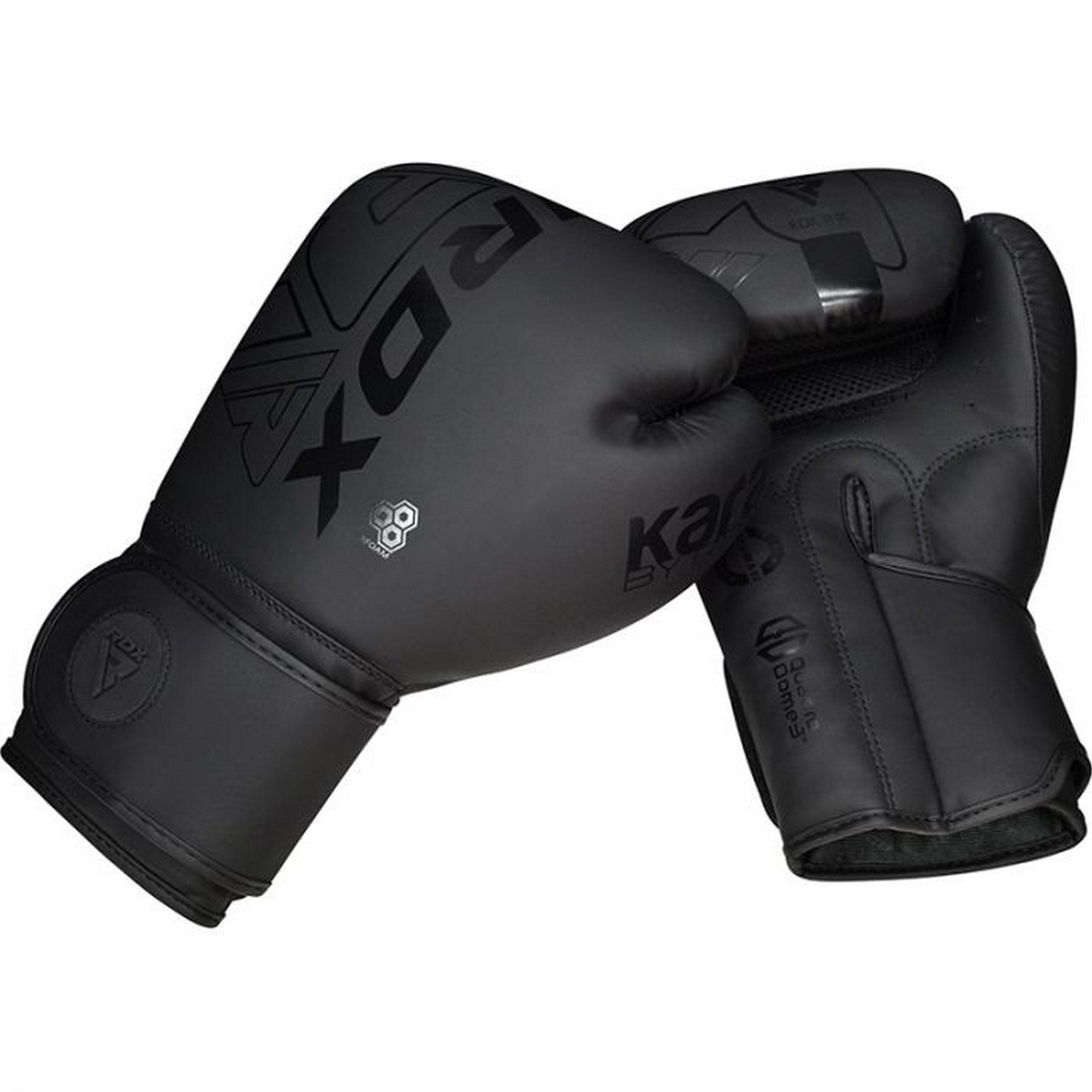 Перчатки тренировочные RDX BGR-F6MB-10OZ черный матовый